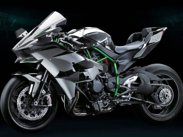 2015-2022 Grey Kawasaki Ninja H2 Motorcycle Fairing Kits Canada