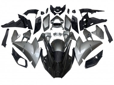 2015-2022 Silver Black Carbon Fiber Kawasaki Ninja H2 Motorcycle Fairings Canada