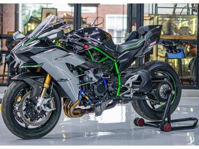 2015-2022 Grey Kawasaki Ninja H2 Motorcycle Fairings Canada