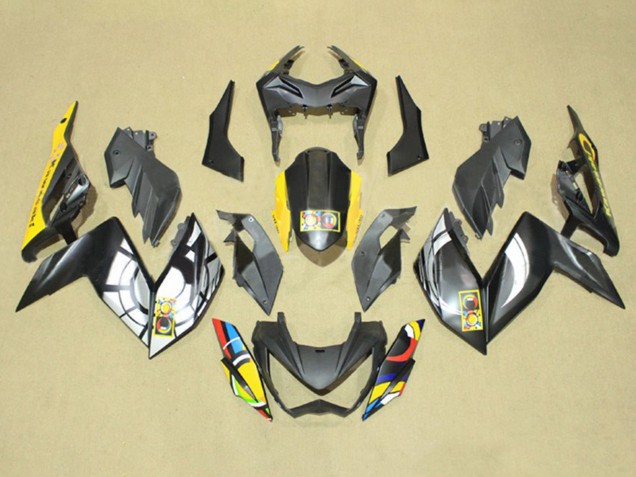 2015-2016 Grey Yellow Blue Red White Kawasaki Z250/Z300 Motorcycle Fairings Canada
