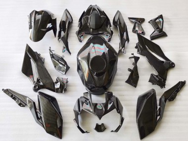 2018-2024 Black Carbon Fiber Kawasaki Z400 Motorcycle Fairings Canada