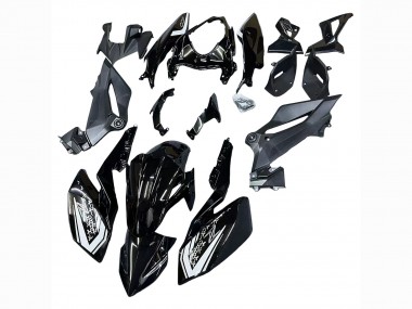 2018-2024 Glossy Black Kawasaki Z400 Motorcycle Fairings Canada