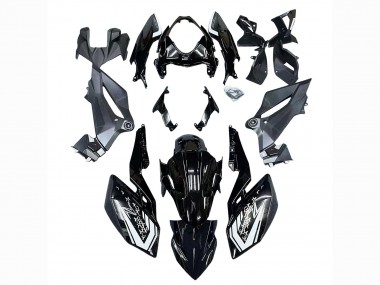 2018-2024 Glossy Black Kawasaki Z400 Motorcycle Fairings Canada
