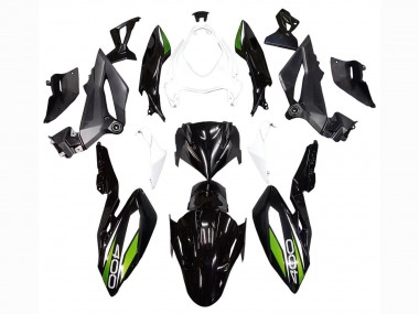 2018-2024 White Glossy Black Green Kawasaki Z400 Motorcycle Fairings Canada