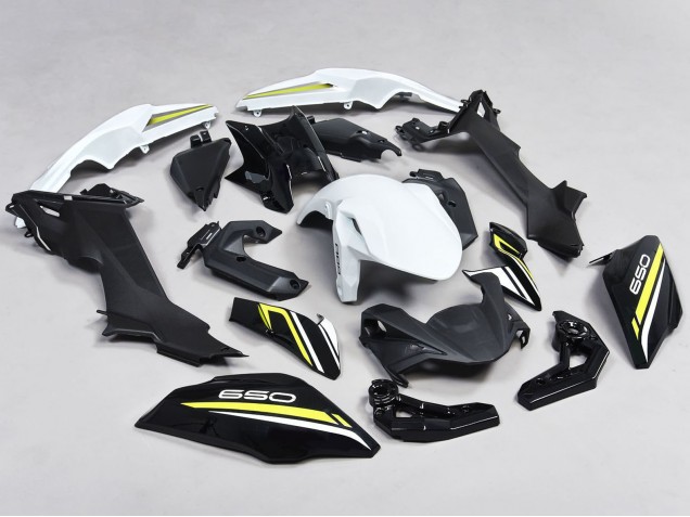 2017-2019 Black White Yellow Kawasaki Ninja Z650 Motorcycle Fairings Canada