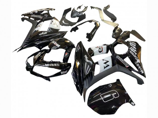 2010-2016 Glossy Black Gold White Mobil West Kawasaki Z1000SX Motorcycle Fairings Canada