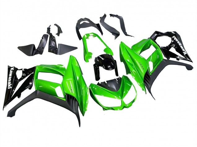 2010-2016 Glossy Black Matte Black Green Kawasaki Z1000SX Motorcycle Fairings Canada