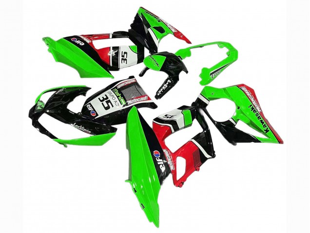 2010-2016 Green Red Glossy Black Elf 35 Kawasaki Z1000SX Motorcycle Fairings Canada