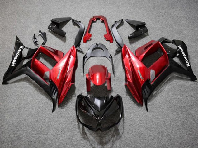 2010-2016 Red Glossy Black Kawasaki Z1000SX Motorcycle Fairings Canada