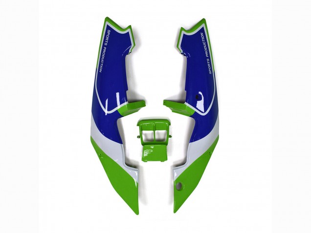 1989-1990 Green White Blue Kawasaki ZXR250 Motorcycle Fairings Canada