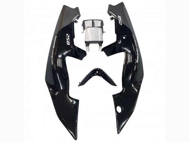 1989-1990 Glossy Black Grey Elf Touch4 Bridgestone Kawasaki ZXR250 Motorcycle Fairings Canada