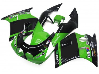 1989-1990 Green Glossy Black Elf Touch4 Bridgestone Kawasaki ZXR250 Motorcycle Fairings Canada