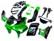 1993-2007 Green Glossy Black Green Monster Elf Touch4 Bridgestone Kawasaki ZZR400 Motorcycle Fairings Canada