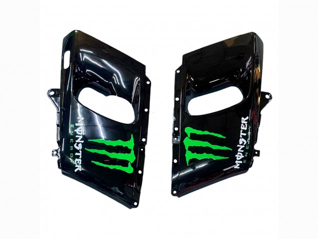 1993-2007 Green Glossy Black Green Monster Elf Touch4 Bridgestone Kawasaki ZZR400 Motorcycle Fairings Canada