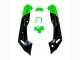 1993-2007 Green Glossy Black Green Monster Elf Touch4 Bridgestone Kawasaki ZZR400 Motorcycle Fairings Canada