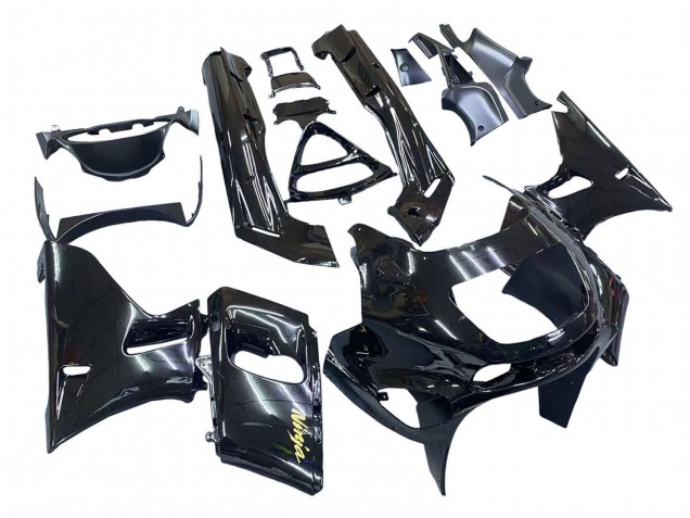 1998-2003 Glossy Black Gold Ninja Kawasaki ZZR600 Motorcycle Fairings Canada