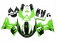 1993-2007 Green Glossy Black Flame Kawasaki ZZR400 Motorcycle Fairings Canada