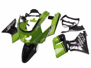 1993-2007 Green Glossy Black Elf Touch4 Bridgestone Kawasaki ZZR400 Motorcycle Fairings Canada