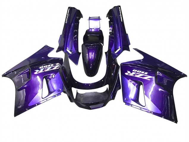 1990-1992 Purple Blue Kawasaki ZZR1100 Motorcycle Fairings Canada