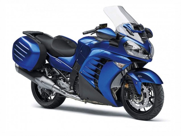 2007-2009 Blue Black Kawasaki GTR1400/ZG1400 Motorcycle Fairings Canada