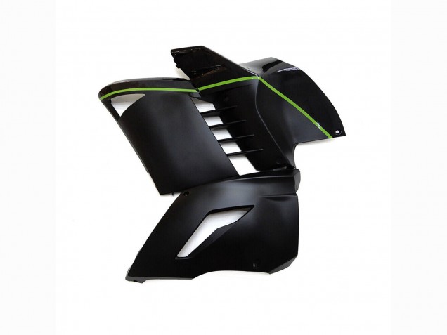 2007-2009 Matter Black Green Lines Kawasaki GTR1400/ZG1400 Motorcycle Fairings Canada