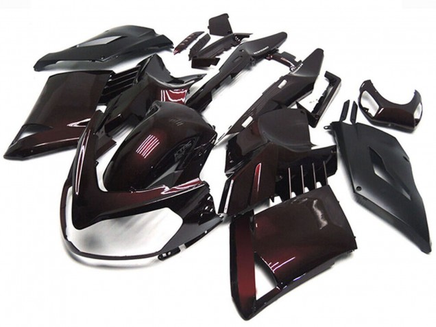 2007-2009 Maroon Red Black Kawasaki GTR1400/ZG1400 Motorcycle Fairings Canada