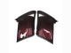 2007-2009 Maroon Red Black Kawasaki GTR1400/ZG1400 Motorcycle Fairings Canada