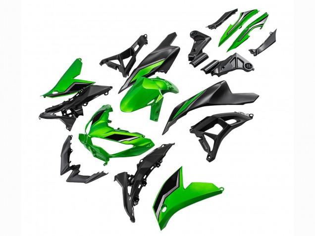2022-2025 Green Glossy Black Kawasaki Versys 650 Motorcycle Fairings Canada
