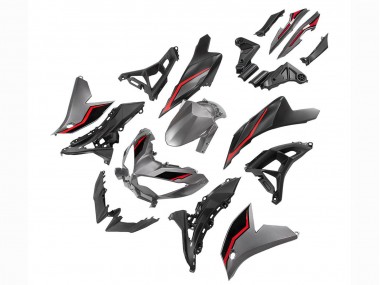 2022-2025 Grey Red Black Kawasaki Versys 650 Motorcycle Fairings Canada
