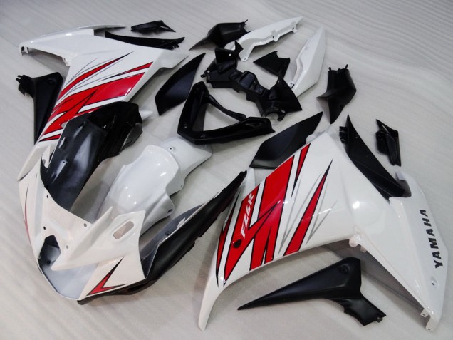2009-2015 White Red Black Yamaha FZ6R Motorcycle Fairings Canada