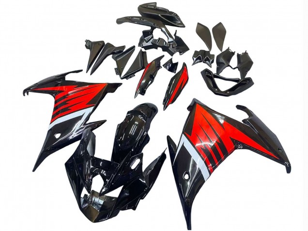 2009-2015 Black Red White Yamaha FZ6R Motorcycle Fairing Canada