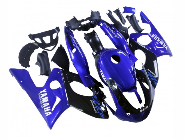 1996-2007 Blue Glossy Black Yamaha YZF600R Thundercat Motorcycle Fairings Canada
