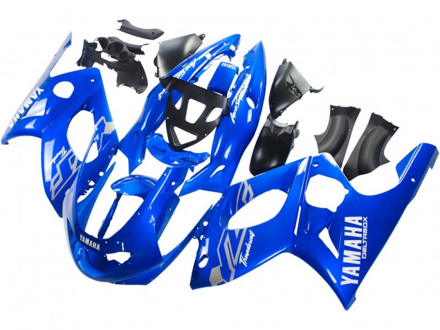 1996-2007 Blue White Silver Yamaha YZF600R Thundercat Motorcycle Fairings Canada