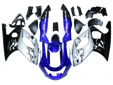 1996-2007 Blue Silver Black Yamaha YZF600R Thundercat Motorcycle Fairings Canada