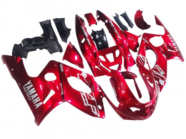 1996-2007 Red White Thunderace Yamaha YZF600R Thundercat Motorcycle Fairings Canada