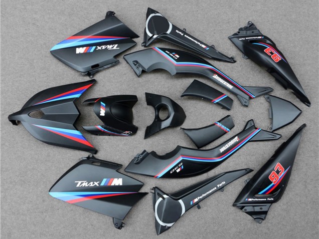 2012-2014 Matte Black Red Blue 93 Yamaha TMAX530 Motorcycle Fairings Canada