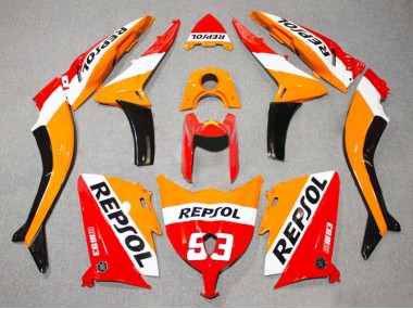 2012-2014 Red Orange White Repsol 93 Yamaha TMAX530 Motorcycle Fairings Canada