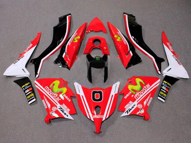 2012-2014 Red White ENEOS MoviStar Yamalube Yamaha TMAX530 Motorcycle Fairings Canada