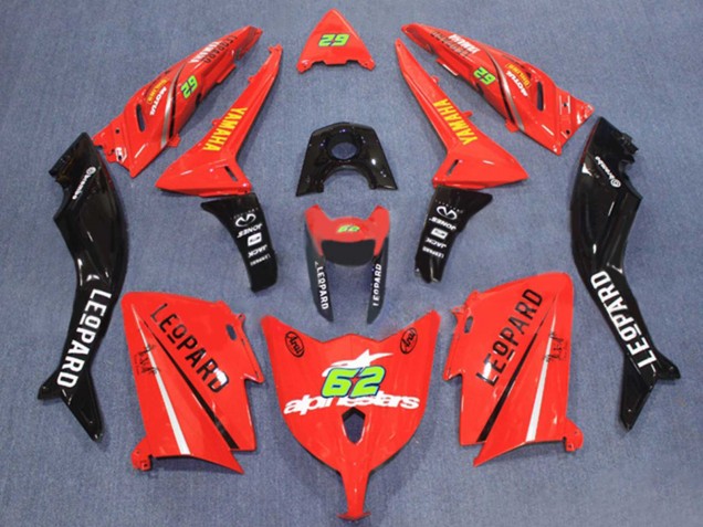 2012-2014 Red Black 62 Yamaha TMAX530 Motorcycle Fairings Canada