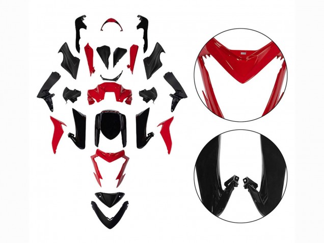 2015-2020 Black Red Suzuki GSX-S 1000 Motorcycle Fairings Canada