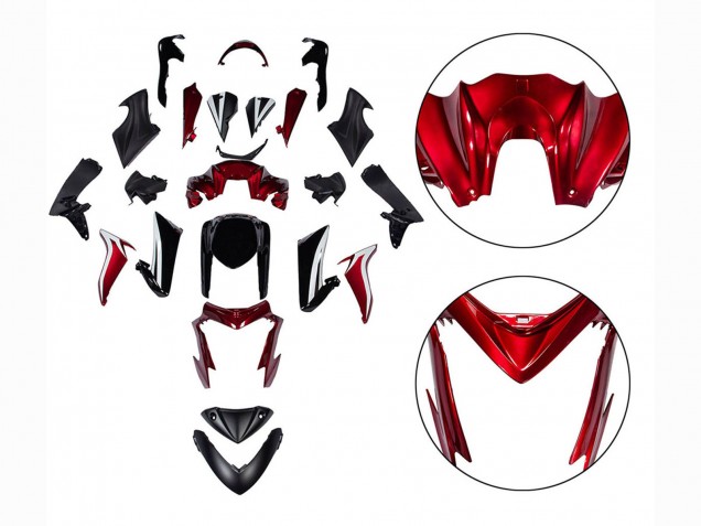 2015-2020 Black and Red Suzuki GSX-S 1000 Motorcycle Fairings Canada