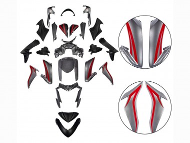 2015-2020 Red Silver Suzuki GSX-S 1000 Motorcycle Fairings Canada