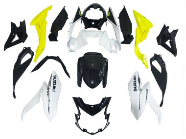 2017-2022 White Yellow Suzuki GSX-S 750 Motorcycle Fairings Canada