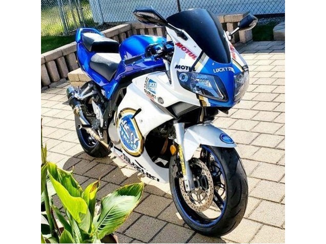 2003-2013 White Blue Lucky Strike Motul Suzuki SV650 Motorcycle Fairings Canada