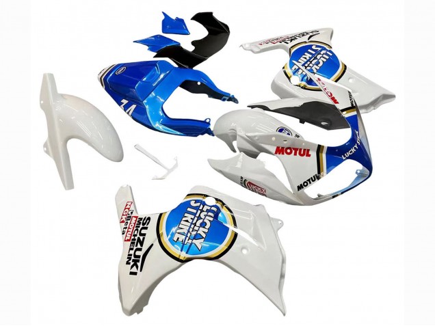 2003-2013 White Blue Lucky Strike Motul Suzuki SV650 Motorcycle Fairings Canada