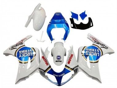 2003-2013 White Blue Lucky Strike Motul Suzuki SV650 Motorcycle Fairings Canada