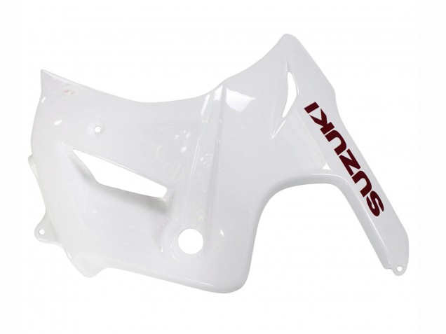 2003-2013 White with Dark Red Lines Suzuki SV650 Motorcycle Fairings Canada