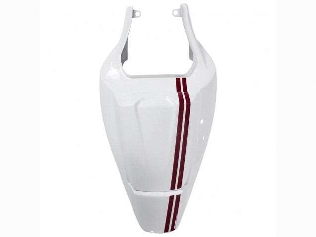 2003-2013 White with Dark Red Lines Suzuki SV650 Motorcycle Fairings Canada