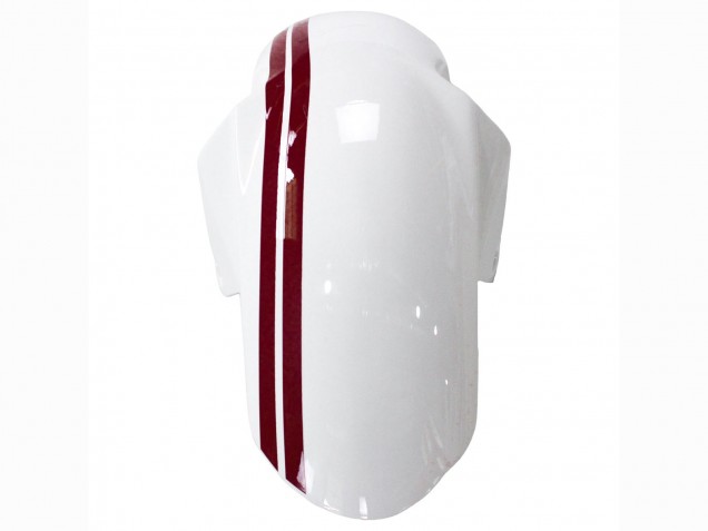 2003-2013 White with Dark Red Lines Suzuki SV650 Motorcycle Fairings Canada