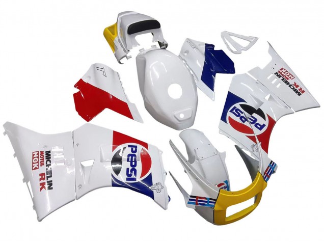 1984-1987 White Red Blue Yellow Motul Michelin Pepsi Suzuki RG400 RG500 RG400/500 Motorcycle Fairings Canada